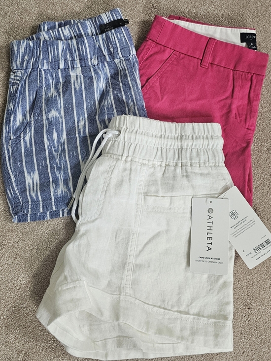 Athleta Pants - Athleta(NWT) Linen Shorts, J Crew, Prana Shorts Bundle